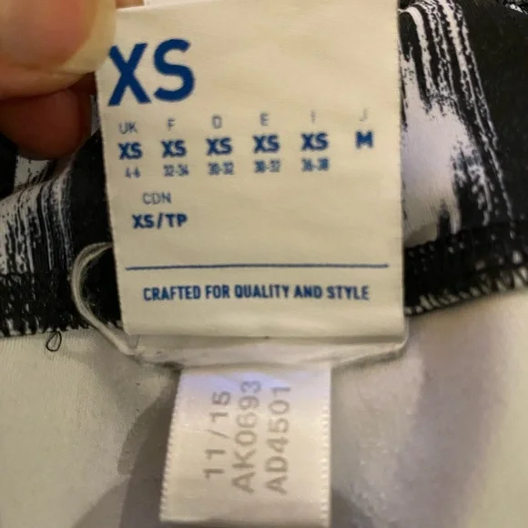 Reebok PES AOP Legging Black & White - Picture 6 of 7